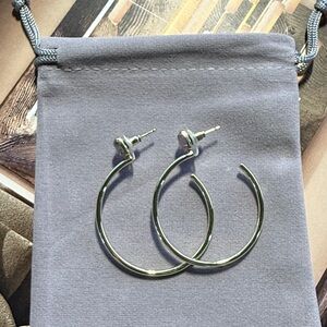 Kendra Scott Color Bar Emilie Gold Amethyst Hoop Earrings